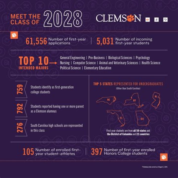 What are Clemson requirements?