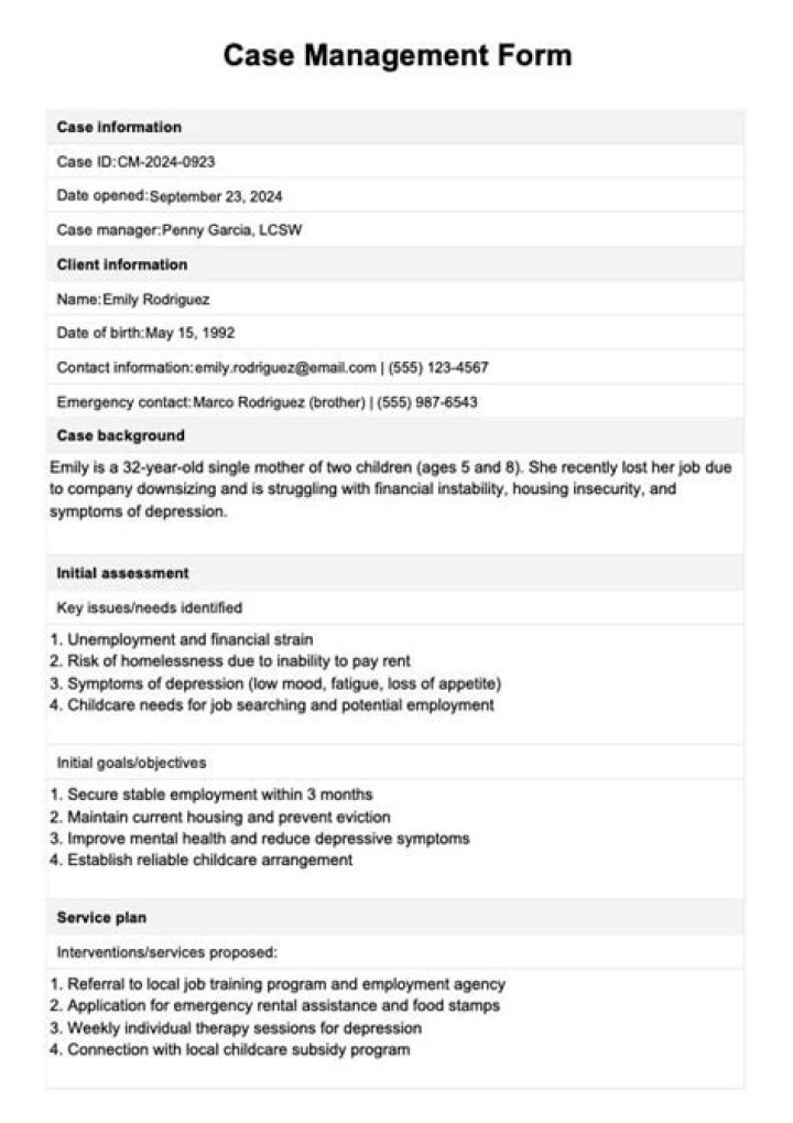 What is a case management conference statement?
